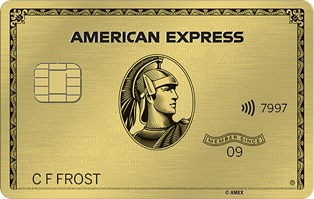 American Express Gold card — official issuer artwork