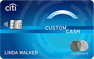 Citi Custom Cash card — official issuer artwork